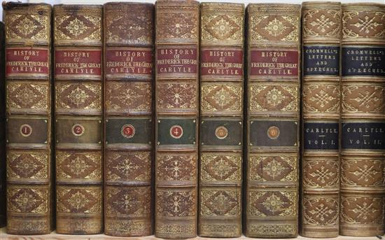 Carlyle, Thomas - History of Fridrich II of Prussia, 3rd edition, 6 vols, 8vo,